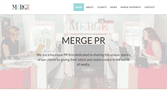 Desktop Screenshot of mergepr.com