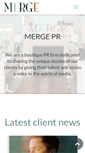 Mobile Screenshot of mergepr.com